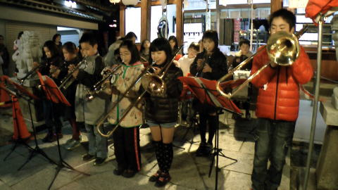 野江水神社　節分祭の様子