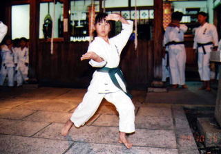 野江水神社　秋祭　奉納演武の様子