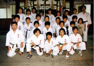 野江水神社　秋祭　奉納演武の集合写真