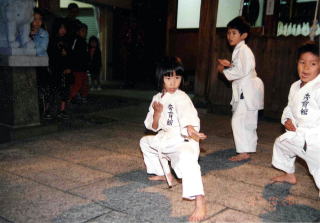 野江水神社　秋祭　奉納演武の様子