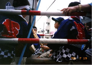 野江水神社　夏祭おわたりの様子