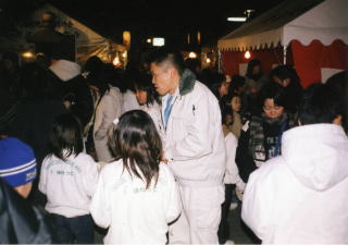 野江水神社　節分祭の様子